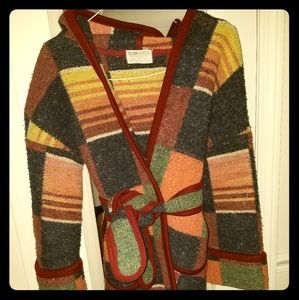 Vintage handwoven colorful jacket